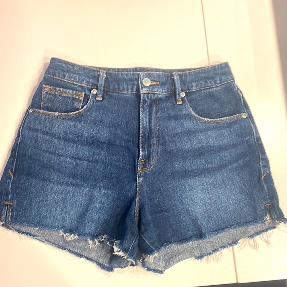 Good American High Waist Jean shorts size 27